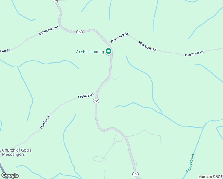 map of restaurants, bars, coffee shops, grocery stores, and more near 19985 Highway 104 in Lexington