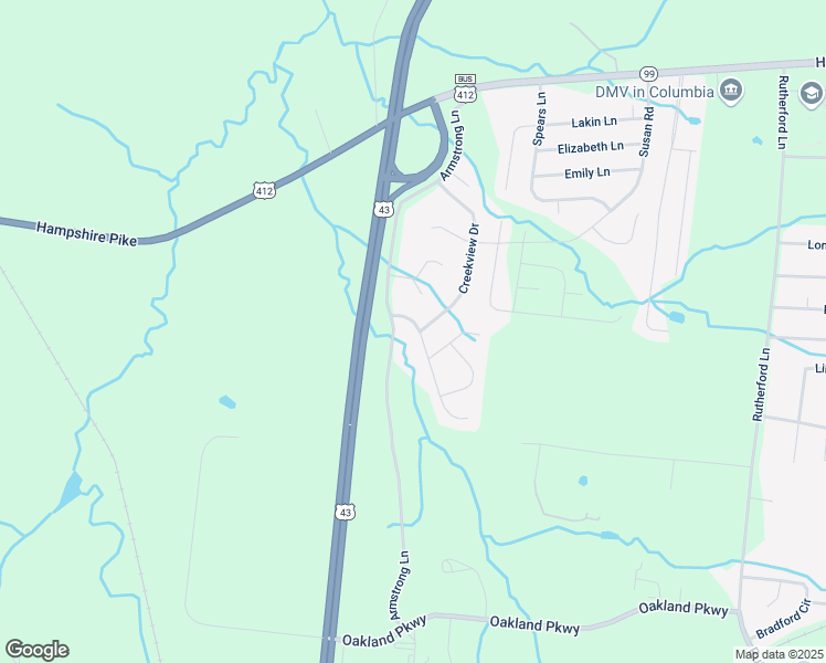 map of restaurants, bars, coffee shops, grocery stores, and more near 106 Kimberly Drive in Columbia