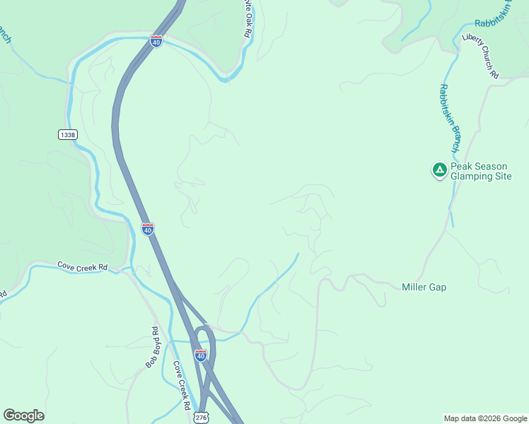 map of restaurants, bars, coffee shops, grocery stores, and more near 100 Floppy Ear Trail in Waynesville
