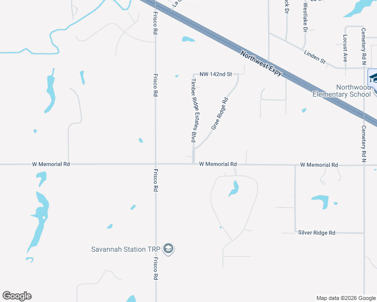 map of restaurants, bars, coffee shops, grocery stores, and more near 13717 Timber Ridge Estates Boulevard in Yukon