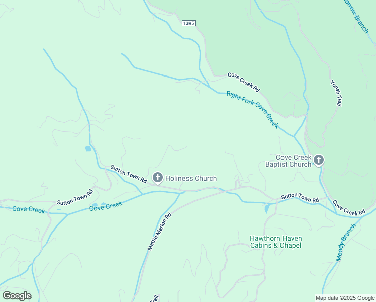 map of restaurants, bars, coffee shops, grocery stores, and more near 322 McKenzie Place in Waynesville