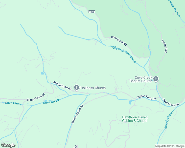 map of restaurants, bars, coffee shops, grocery stores, and more near 322 McKenzie Place in Waynesville
