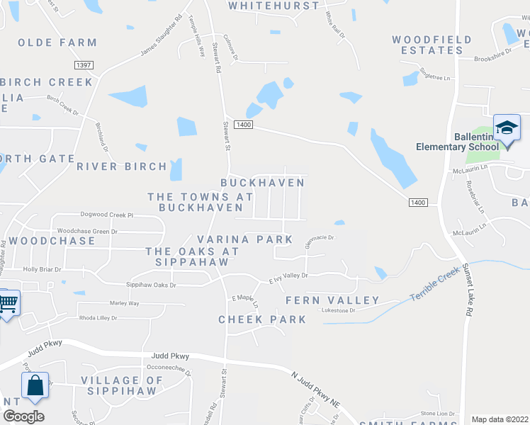 map of restaurants, bars, coffee shops, grocery stores, and more near 2025 Fawn Meadow Way in Fuquay Varina