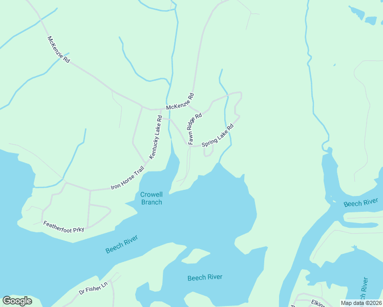 map of restaurants, bars, coffee shops, grocery stores, and more near 270 Fawn Ridge Road in Parsons