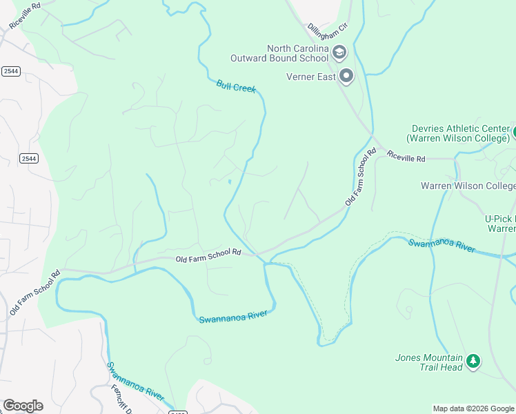 map of restaurants, bars, coffee shops, grocery stores, and more near 14 Wykle Road in Asheville