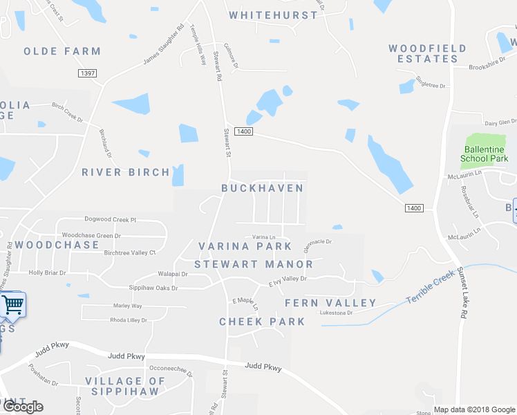 map of restaurants, bars, coffee shops, grocery stores, and more near 2038 Woodwater Drive in Fuquay Varina