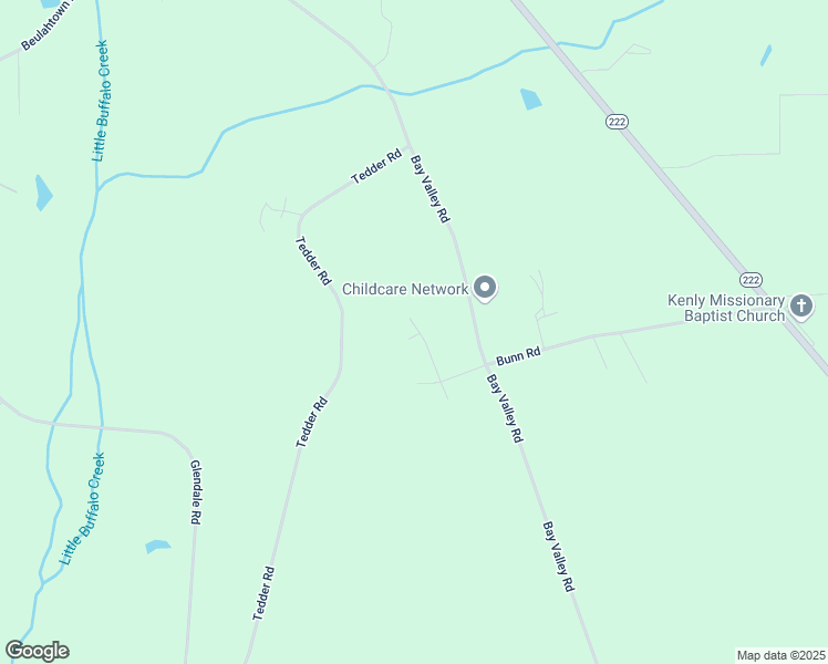 map of restaurants, bars, coffee shops, grocery stores, and more near 203 Woolrich Drive in Kenly