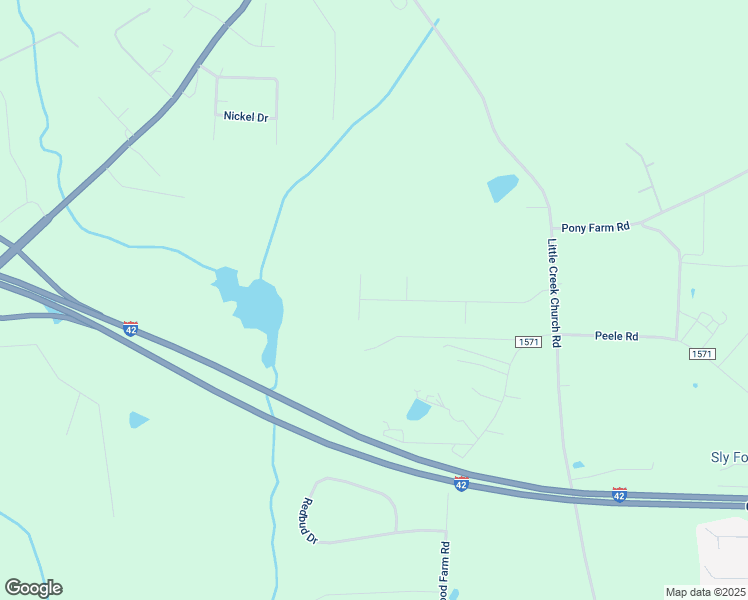 map of restaurants, bars, coffee shops, grocery stores, and more near 525 Highland Rhodes Drive in Clayton