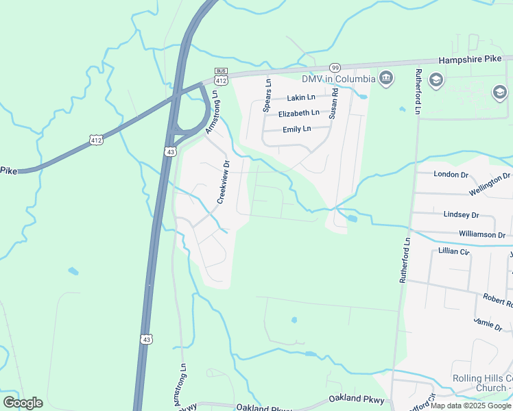 map of restaurants, bars, coffee shops, grocery stores, and more near 1811 Holdens Hollow in Columbia