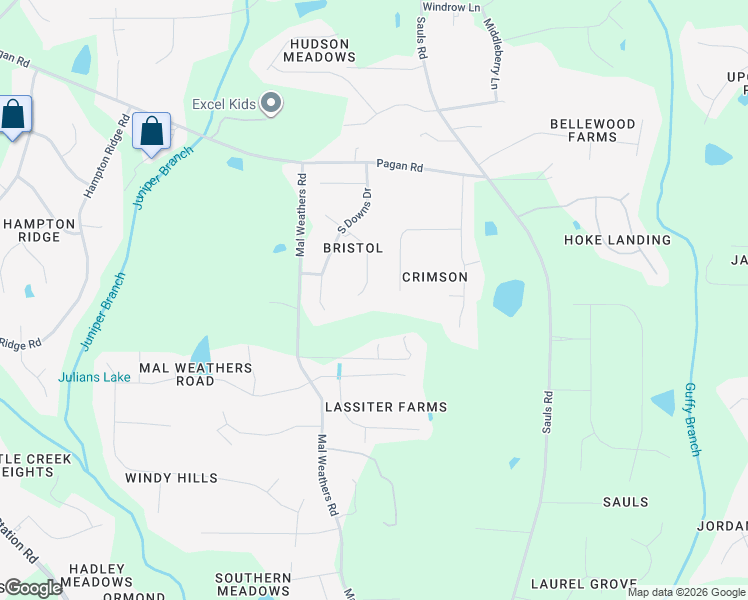 map of restaurants, bars, coffee shops, grocery stores, and more near 6044 Wildorlyn Circle in Raleigh