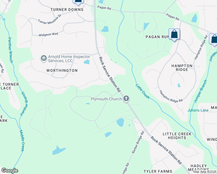 map of restaurants, bars, coffee shops, grocery stores, and more near 6108 Mornington Drive in Raleigh