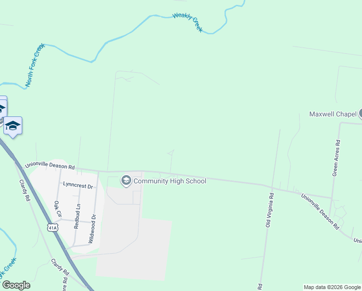 map of restaurants, bars, coffee shops, grocery stores, and more near 175 Unionville Deason Road in Shelbyville