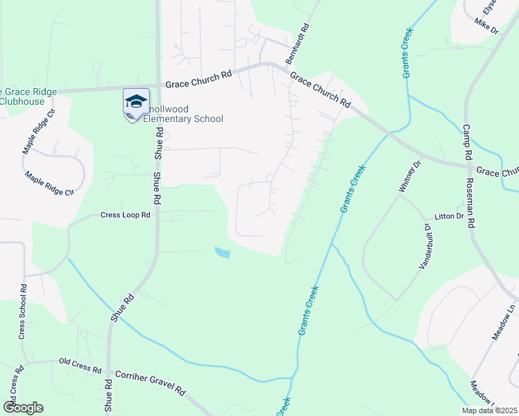 map of restaurants, bars, coffee shops, grocery stores, and more near 745 Hallmark Estates Drive in Salisbury