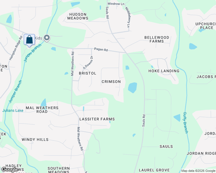 map of restaurants, bars, coffee shops, grocery stores, and more near 6045 Wildorlyn Circle in Raleigh
