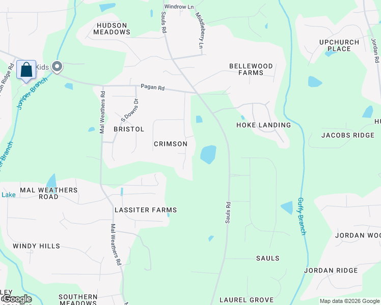 map of restaurants, bars, coffee shops, grocery stores, and more near 6008 Swales Way in Raleigh