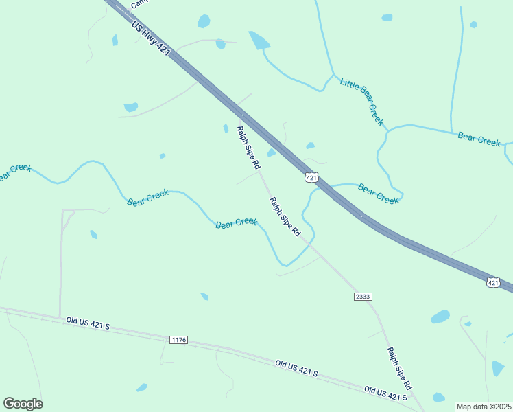 map of restaurants, bars, coffee shops, grocery stores, and more near 412 Ralph Sipe Road in Bear Creek