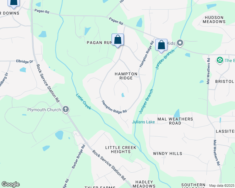 map of restaurants, bars, coffee shops, grocery stores, and more near 6133 Wolverhampton Drive in Raleigh