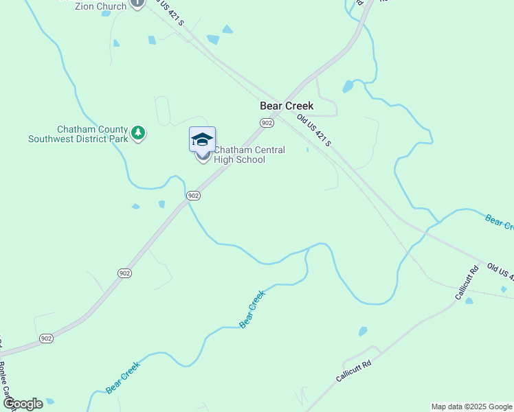 map of restaurants, bars, coffee shops, grocery stores, and more near John Lane Road in Bear Creek