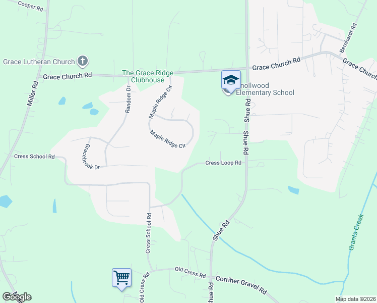 map of restaurants, bars, coffee shops, grocery stores, and more near 552 Maple Ridge Circle in Salisbury