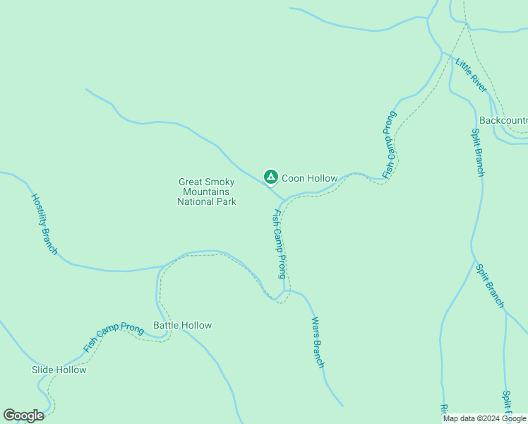 map of restaurants, bars, coffee shops, grocery stores, and more near 107 Park Headquarters Road in Gatlinburg