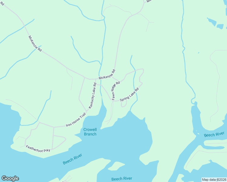 map of restaurants, bars, coffee shops, grocery stores, and more near 129 Fawn Ridge Road in Parsons