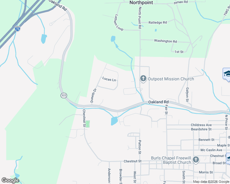 map of restaurants, bars, coffee shops, grocery stores, and more near 126 Ambernic Way in Sweetwater