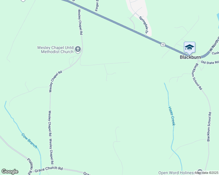 map of restaurants, bars, coffee shops, grocery stores, and more near 4645 Preach Drive in Newton