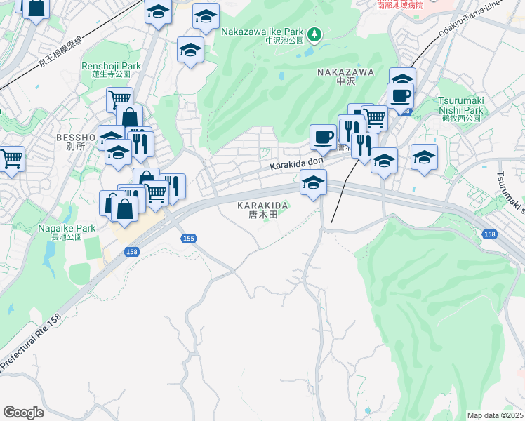 map of restaurants, bars, coffee shops, grocery stores, and more near in Tama
