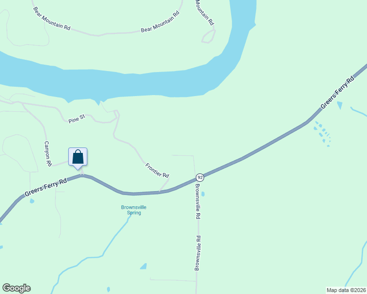 map of restaurants, bars, coffee shops, grocery stores, and more near in Greers Ferry