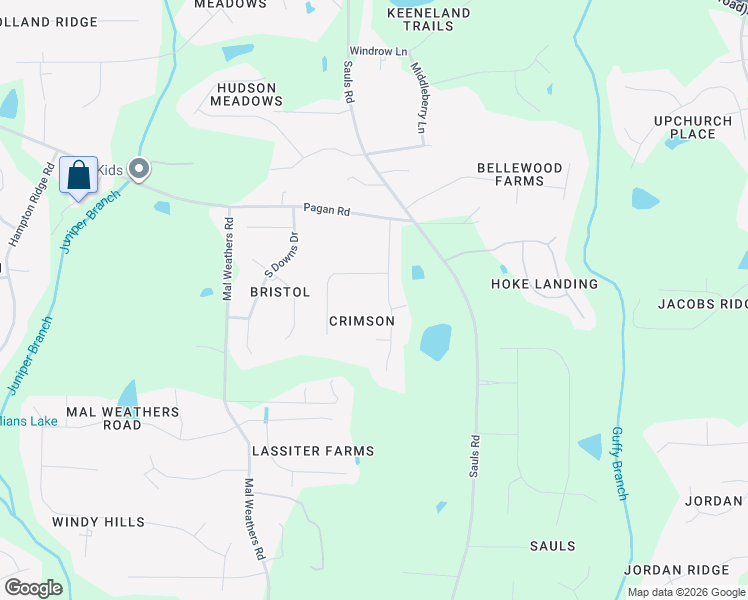 map of restaurants, bars, coffee shops, grocery stores, and more near 5928 Swales Way in Raleigh