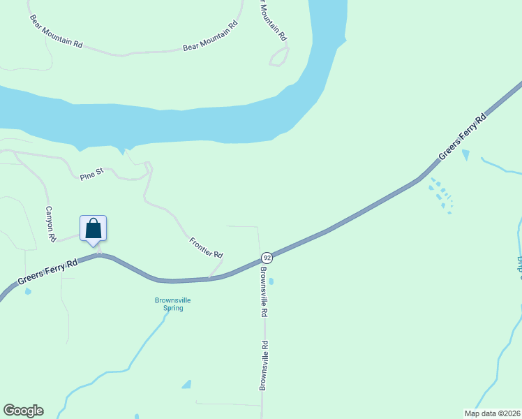 map of restaurants, bars, coffee shops, grocery stores, and more near in Greers Ferry