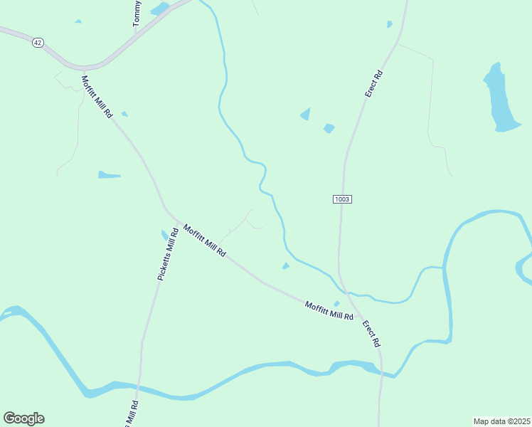 map of restaurants, bars, coffee shops, grocery stores, and more near 4593 Moffitt Mill Road in Ramseur