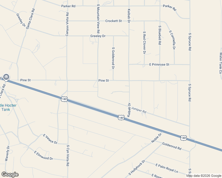 map of restaurants, bars, coffee shops, grocery stores, and more near 4335 East Cedar Road in Williams
