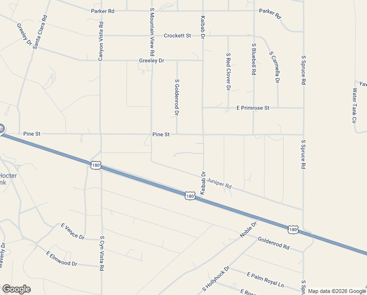 map of restaurants, bars, coffee shops, grocery stores, and more near 4411 East Cedar Road in Williams