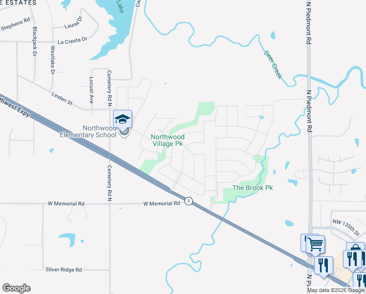 map of restaurants, bars, coffee shops, grocery stores, and more near 14017 Lost Village Way in Yukon