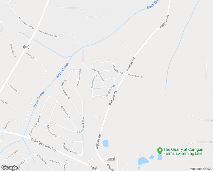map of restaurants, bars, coffee shops, grocery stores, and more near 110 Snow Fountain Lane in Mooresville