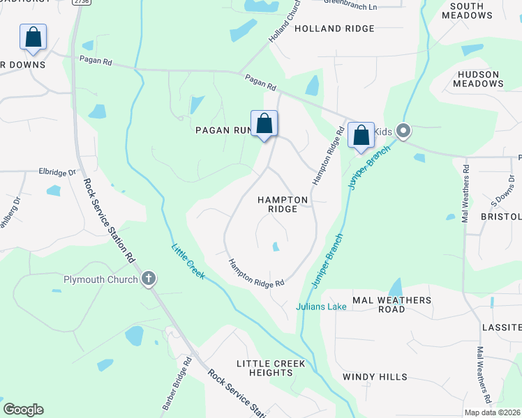 map of restaurants, bars, coffee shops, grocery stores, and more near 6108 Wolverhampton Drive in Raleigh
