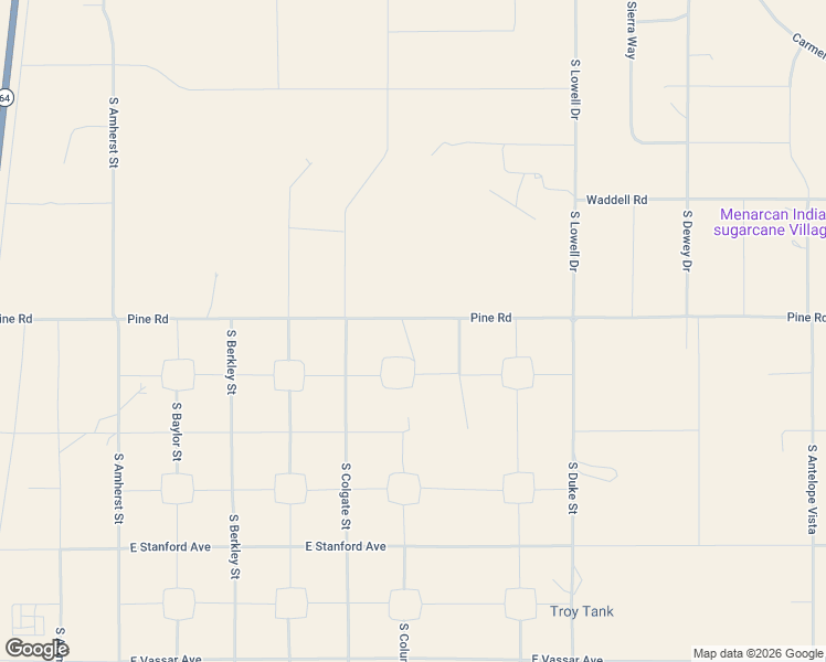 map of restaurants, bars, coffee shops, grocery stores, and more near 3067 South Columbia Street in Williams