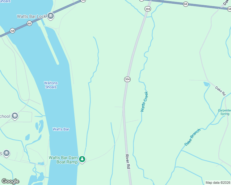 map of restaurants, bars, coffee shops, grocery stores, and more near in Akeman Crossroad