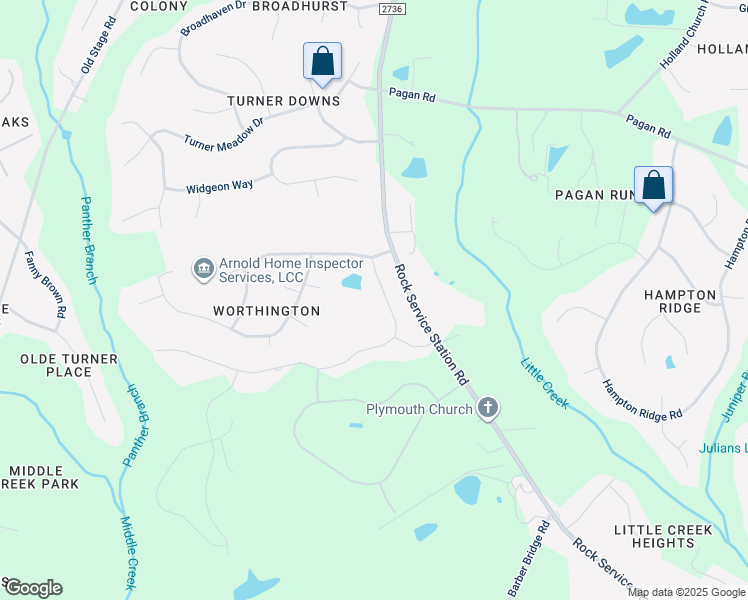 map of restaurants, bars, coffee shops, grocery stores, and more near 5812 Lunenburg Drive in Raleigh