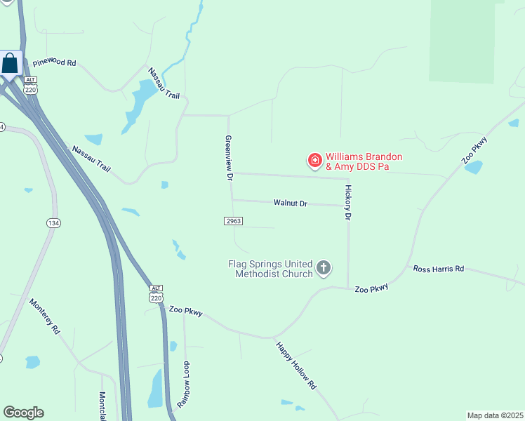 map of restaurants, bars, coffee shops, grocery stores, and more near 346 Walnut Drive in Asheboro