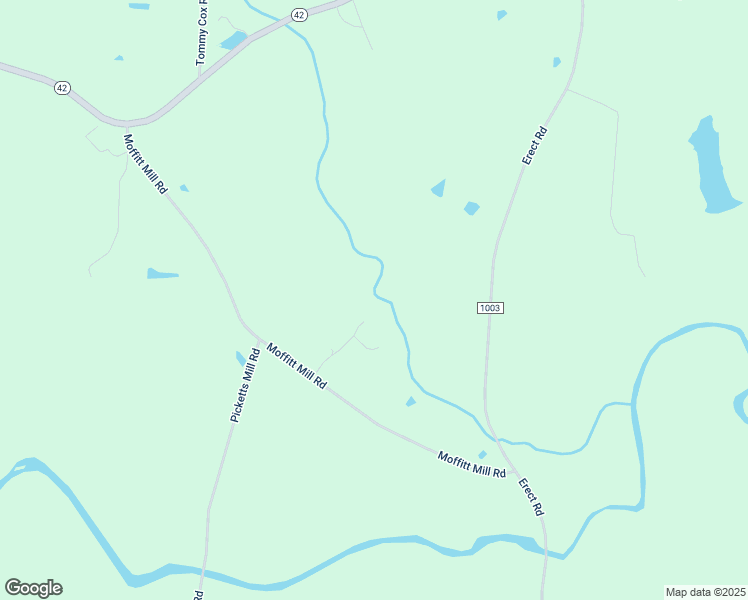 map of restaurants, bars, coffee shops, grocery stores, and more near 4591 Moffitt Mill Road in Ramseur
