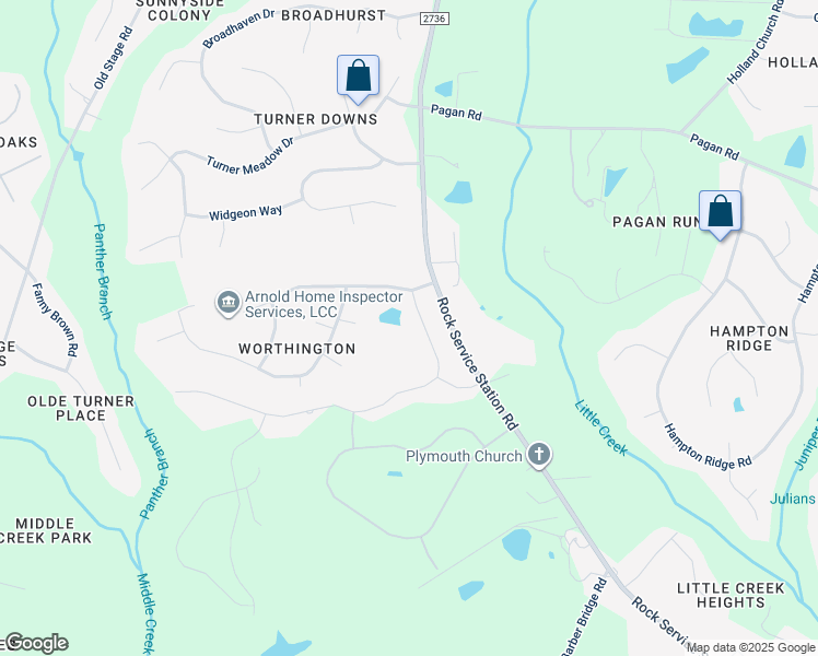 map of restaurants, bars, coffee shops, grocery stores, and more near 5808 Lunenburg Drive in Raleigh