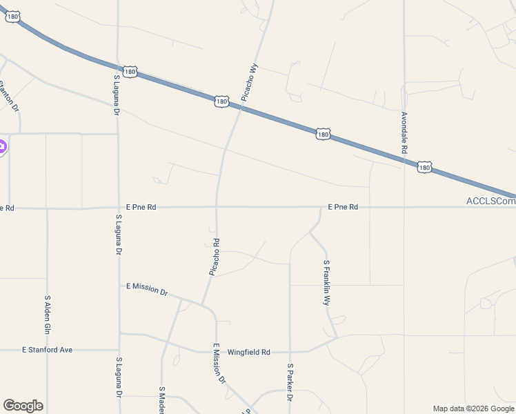 map of restaurants, bars, coffee shops, grocery stores, and more near East Pine Road in Valle