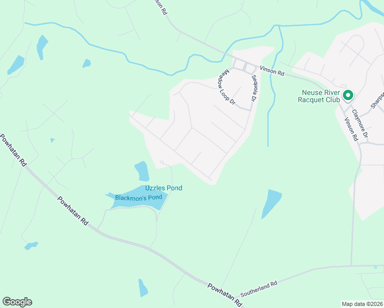 map of restaurants, bars, coffee shops, grocery stores, and more near 73 Big Horn Ln in Clayton