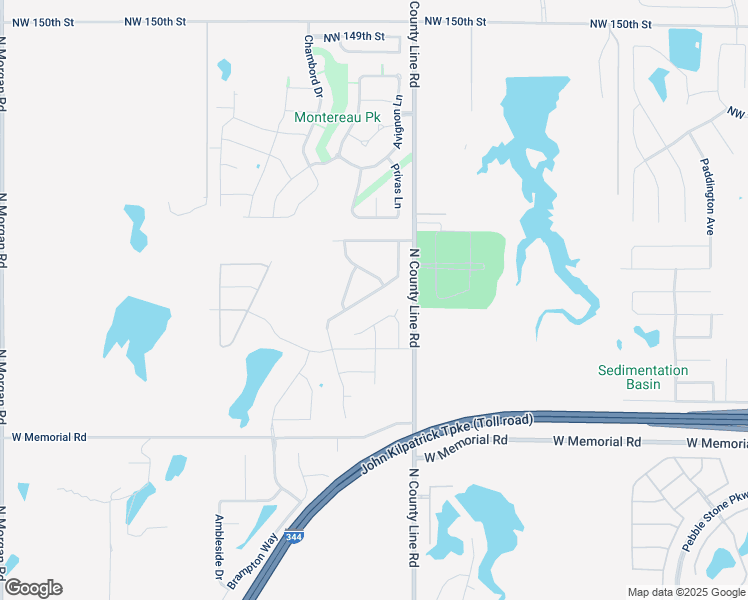 map of restaurants, bars, coffee shops, grocery stores, and more near 9020 NW 142nd St in Yukon