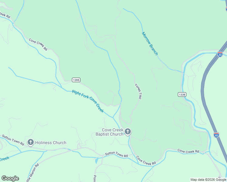 map of restaurants, bars, coffee shops, grocery stores, and more near 162 Broken Bow Ridge in Waynesville