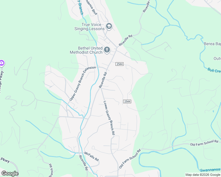 map of restaurants, bars, coffee shops, grocery stores, and more near 3 Double Oaks Drive in Asheville