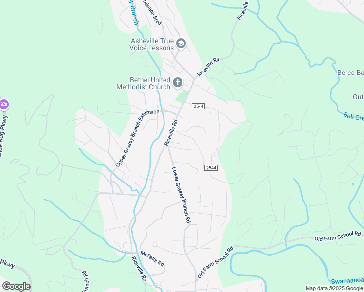 map of restaurants, bars, coffee shops, grocery stores, and more near 3 Double Oaks Drive in Asheville
