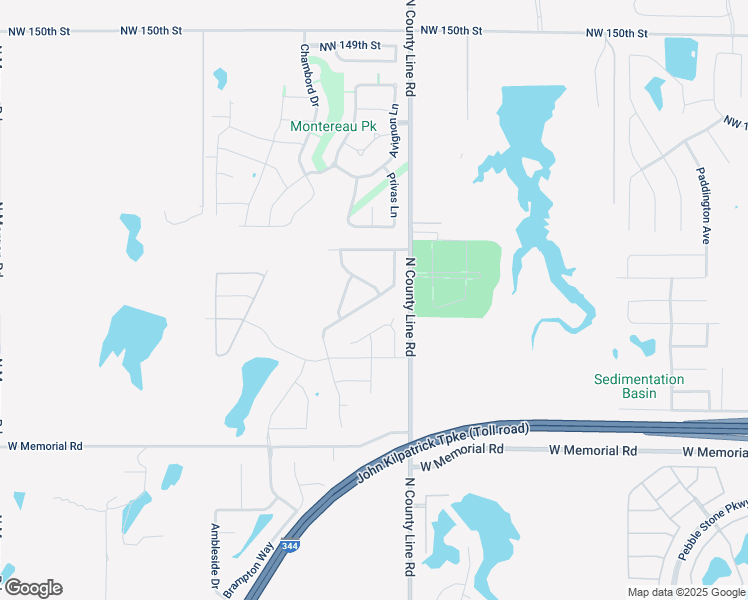 map of restaurants, bars, coffee shops, grocery stores, and more near 9020 Northwest 142nd Street in Yukon
